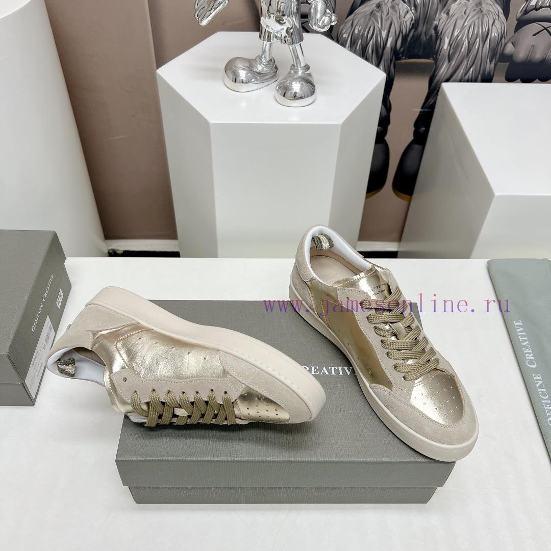 Top TierOFFICINE CREATIVE Italian Niche 2024 Latest Extreme Minimalist White ShoesSmall Round T b0r5nhu2 - Image 8
