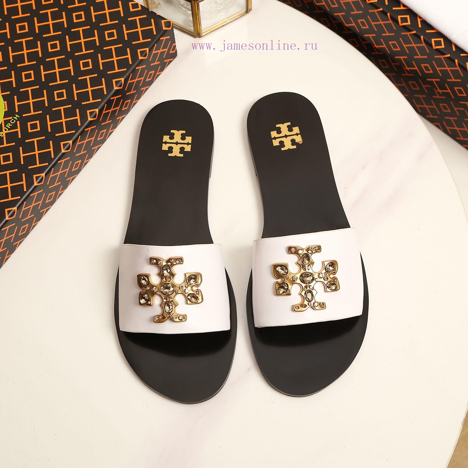 19818-2 Toribechi Flat Sandals Made Of Cowhide Fabric Available In Black Burgundy Pink White Ea m2nabbxc - Image 3