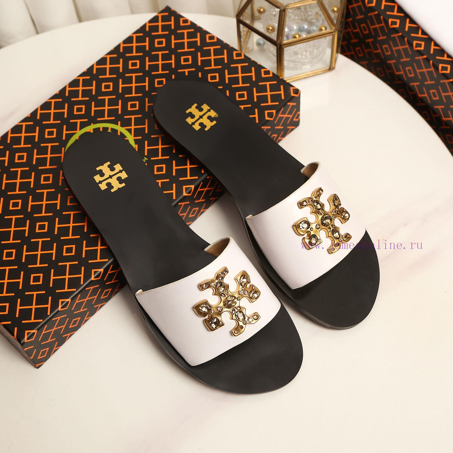 19818-2 Toribechi Flat Sandals Made Of Cowhide Fabric Available In Black Burgundy Pink White Ea m2nabbxc - Image 6