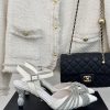 @Chanel | Chanel 24c New ProductHigh Heeled SandalsThe Shoe Upper Is Made Of Cowhide/special Ma x9dh3lt0