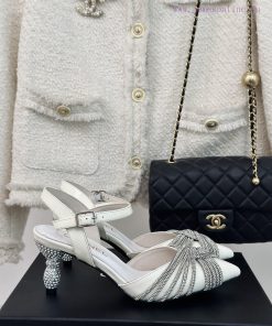 @Chanel | Chanel 24c New ProductHigh Heeled SandalsThe Shoe Upper Is Made Of Cowhide/special Ma x9dh3lt0
