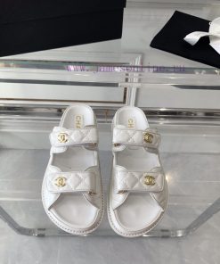Chanel's New Beach Half Drag Sandals Top Of The Line Super Version Super Popular Style A Must-h 74lrh6u0