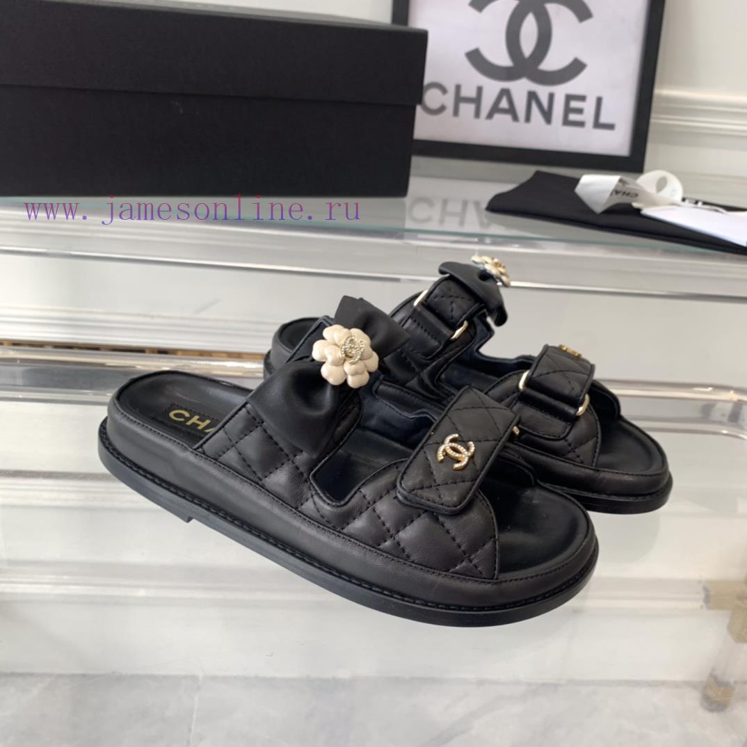 Chanel's New Beach Sandals With Leather Upper Top Of The Line Super Version Super Popular Style hi2rzhmt - Image 4