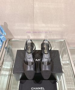 -24Ss Spring/summer New Chanel Kitten Heel With Buckle Strap SandalsI Really Don't Have Any Res i88412jx
