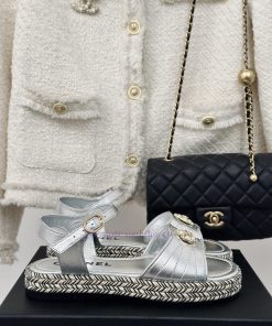 Chanel | Chanel 24C New ProductDouble C Hemp Bottom SandalsI Look Forward To Chanel's Slippers rkbnnvpd