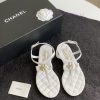 Chanel 24 Early Spring New High-end Handmade Workshop Camellia SandalsAs Always The Classic Cam znqi4e0d