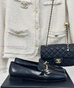 Chanel | Chanel 24C New ProductClassic Double C-chain LoafersThe Shoe Upper Is Made Of Imported 1bkdox5n
