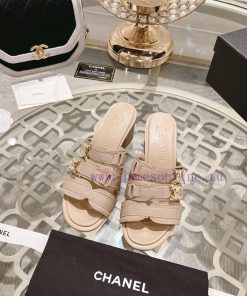 Chanel Chain Cloth Head Coarse Custom Shoes/Sandals Are A Divine Shoe Full Of Chanel Atmosphere 4t3kxptm