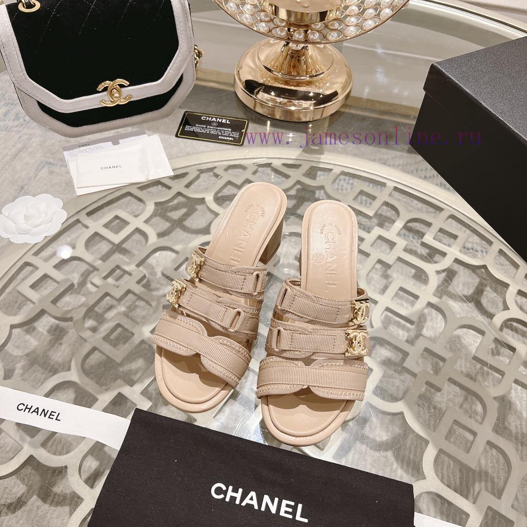 Chanel Chain Cloth Head Coarse Custom Shoes/Sandals Are A Divine Shoe Full Of Chanel Atmosphere 4t3kxptm - Image 2