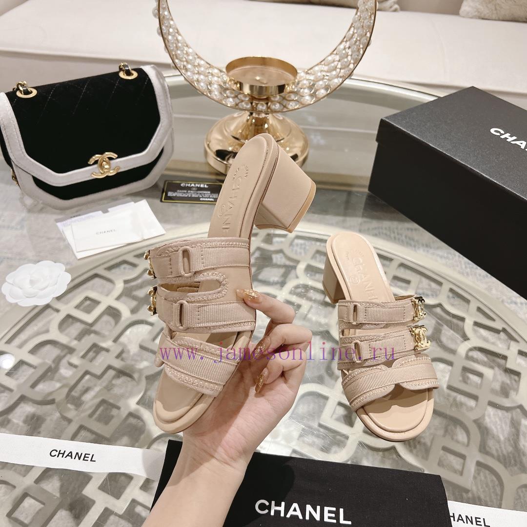 Chanel Chain Cloth Head Coarse Custom Shoes/Sandals Are A Divine Shoe Full Of Chanel Atmosphere 4t3kxptm - Image 5