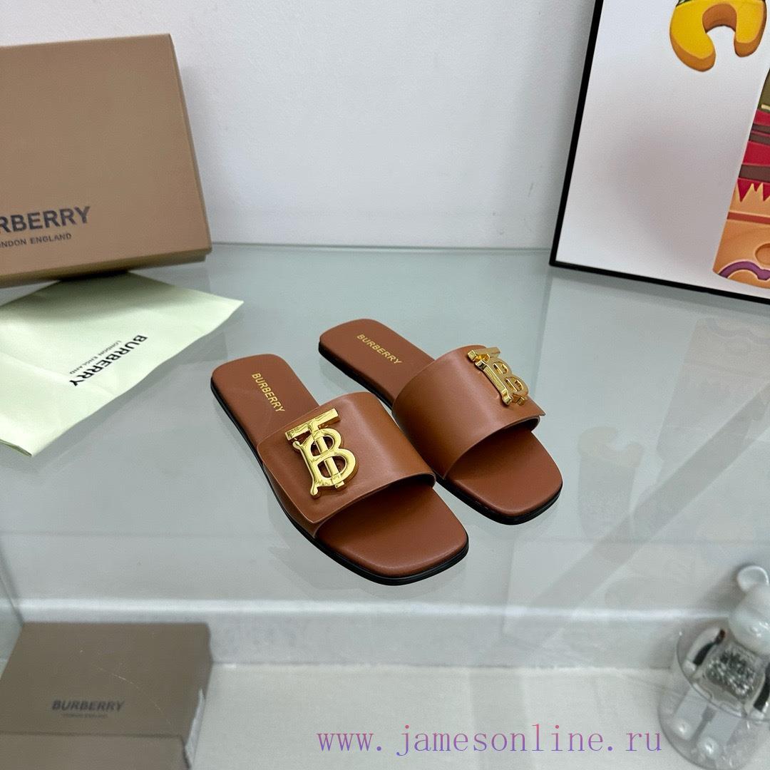New Product Launched Burberry Flat SlippersChannel Goods Vulcanization Must Be Consistent When eoibvccq - Image 3