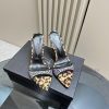 Giuseppe Zanotti Sandals Are Crafted From Satin Fabric And Adorned With Swarovski Crystals Emit sdno012k