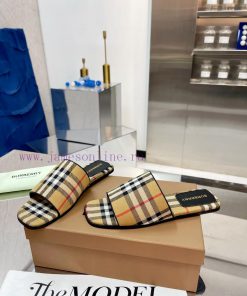 New Product Launch ️ Burberry Thick Heels And Flat Slippers Channel Goods Vulcanized One Step S u52erdh9