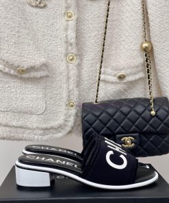 Chanel | Chanel 24P Spring/Summer New ProductsEmbroidered Letter SlippersI Look Forward To Chan rafoyrsx