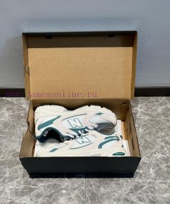 Top New Balance NB 530 White Grey Green Classic Retro Dad Shoe Style Trendy And Versatile Leath d2oqytr4