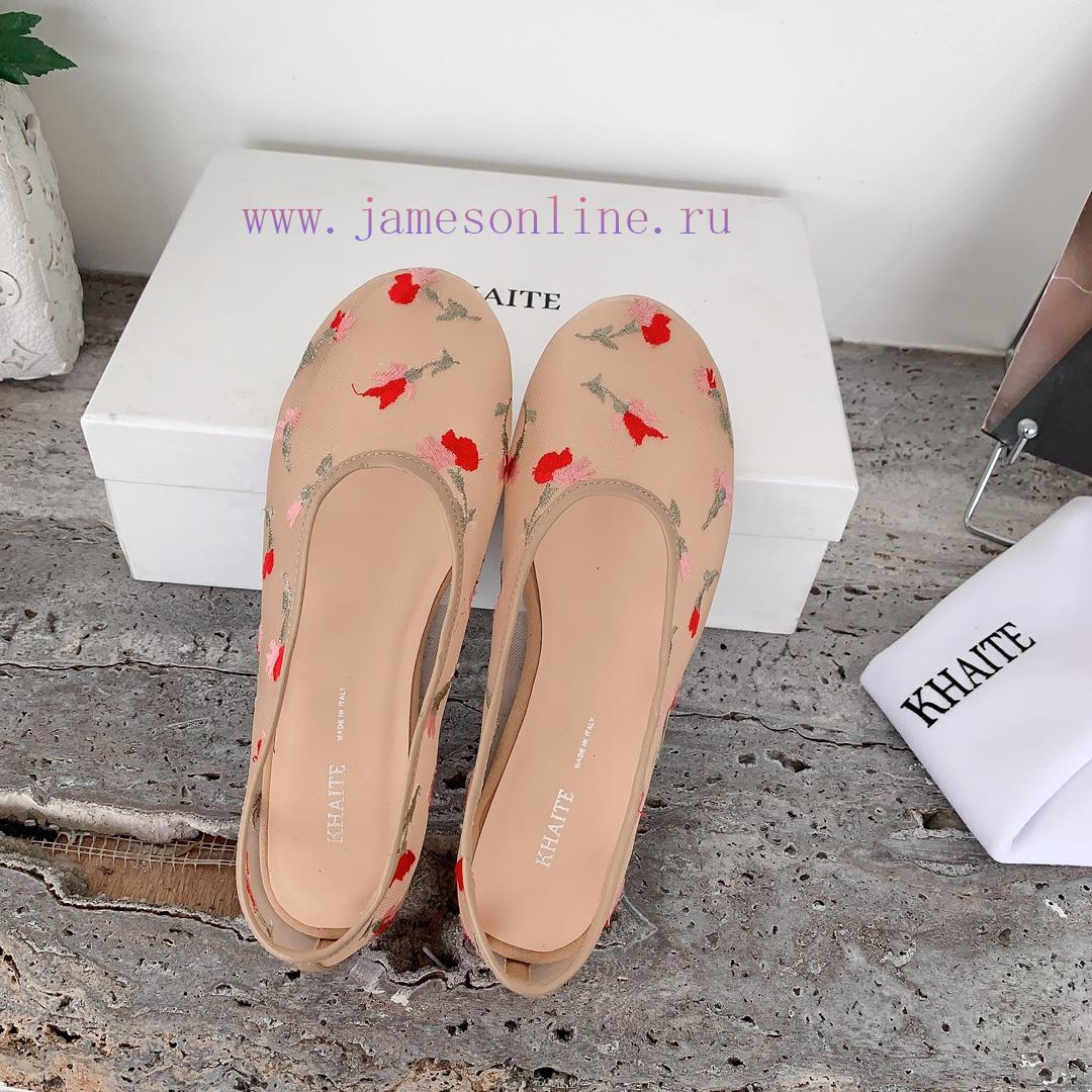 Khaite 𝟐𝟎𝟐 4 Spring/Summer New Embroidered Small Mesh Shoes This Season's Most Immortal 🧚 ️ Mes uh4s8rvs - Image 5