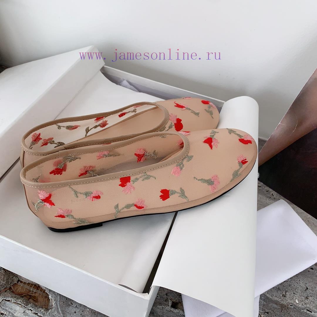 Khaite 𝟐𝟎𝟐 4 Spring/Summer New Embroidered Small Mesh Shoes This Season's Most Immortal 🧚 ️ Mes uh4s8rvs - Image 7