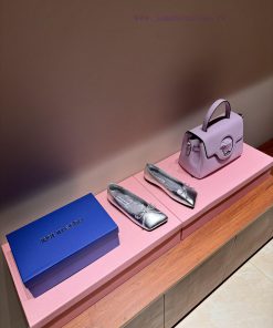 The MostTop Domestic Niche Fashion Brand Ballet Small Square Toe Flat ShoesLOST IN ECHO 2024 Sp fkoe0697