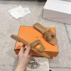 Hermes H Slippers Oran Sandals Palm Print Series Ceiling Purchasing Quality ️ Original Customiz vlypt26k