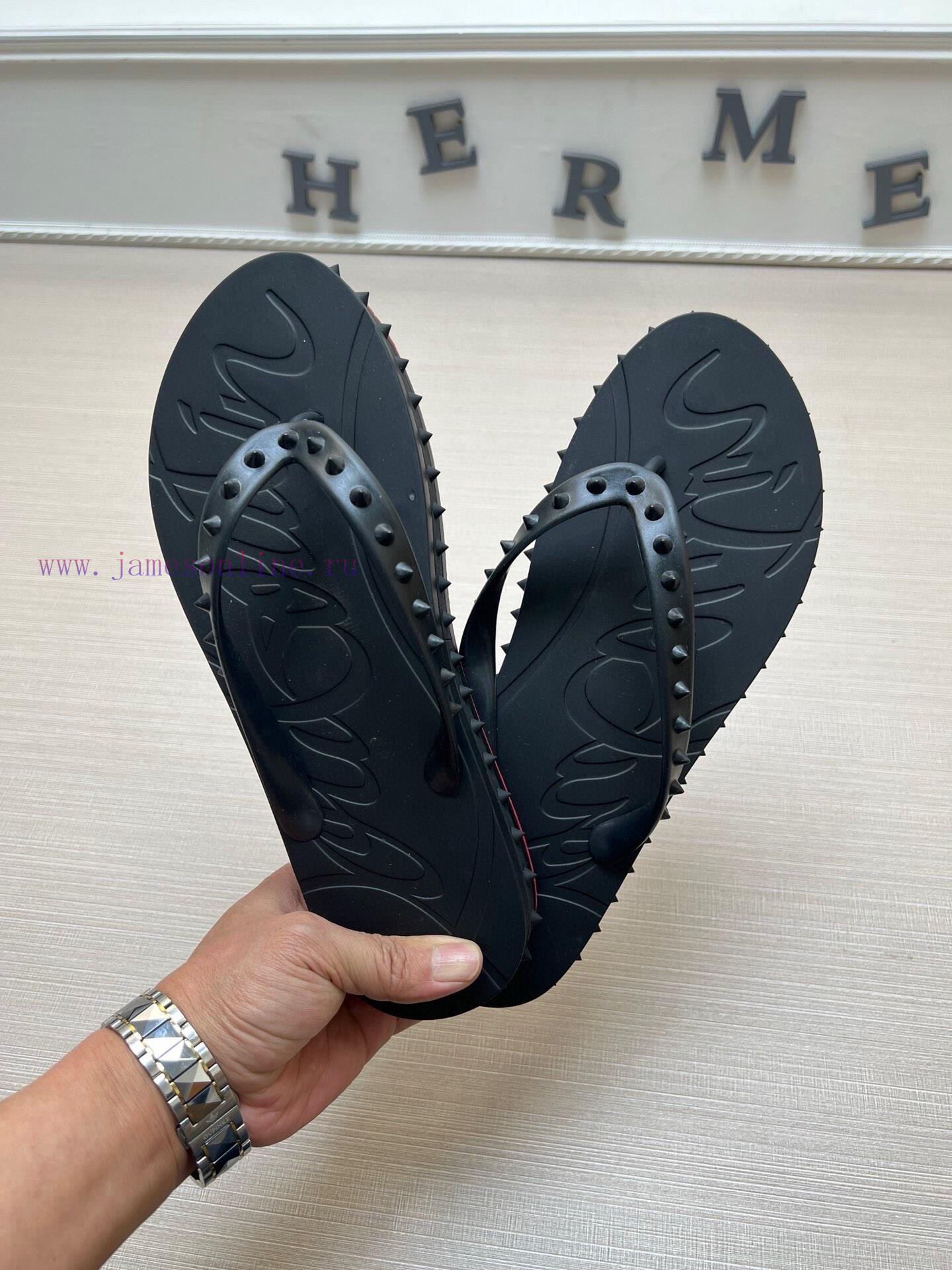 CL - Top Thick Bottom Slippers CL Large Bottom Four Layer Combination Handmade Synchronized Wit nl2dto2d - Image 3