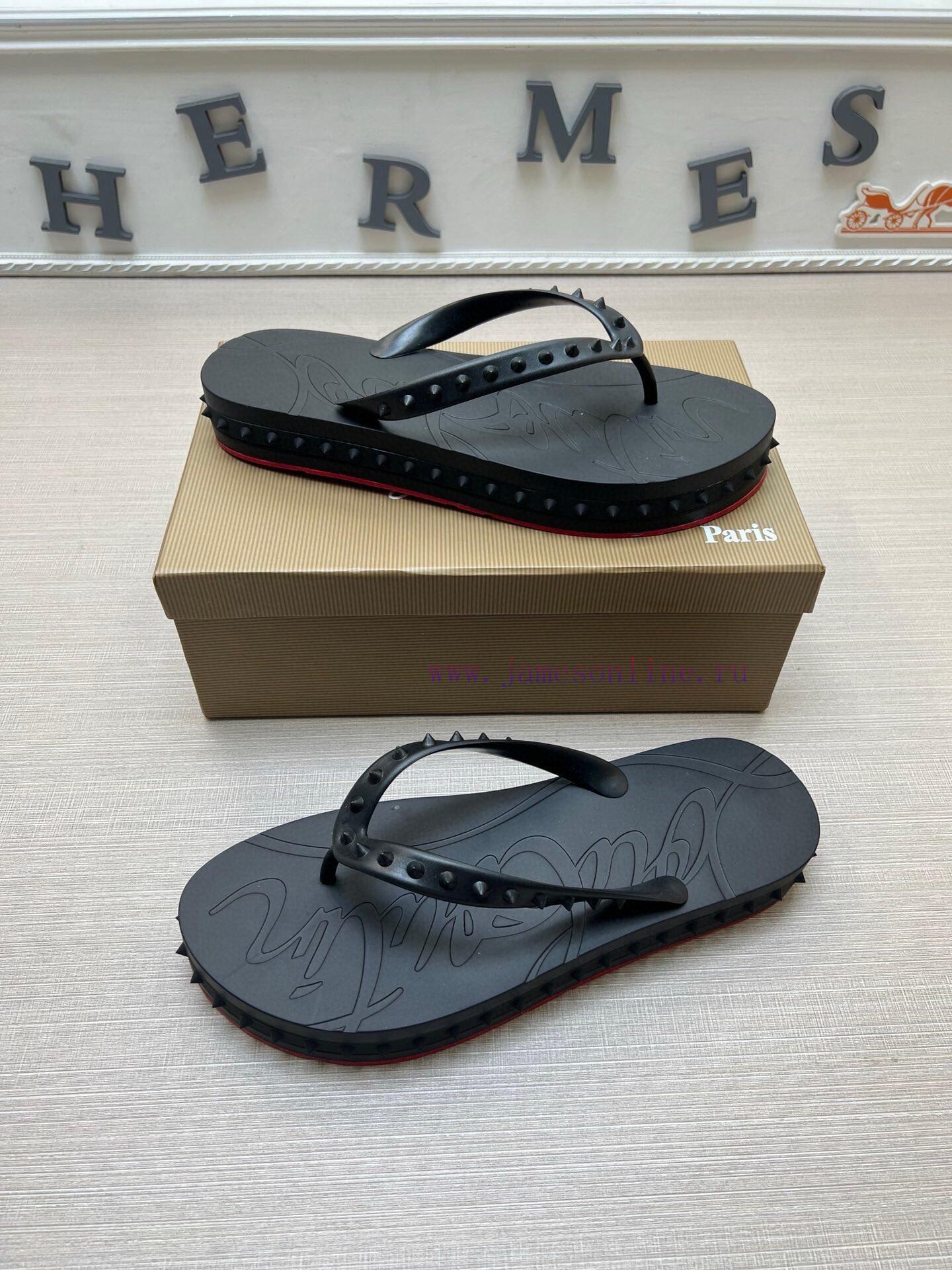 CL - Top Thick Bottom Slippers CL Large Bottom Four Layer Combination Handmade Synchronized Wit nl2dto2d - Image 5
