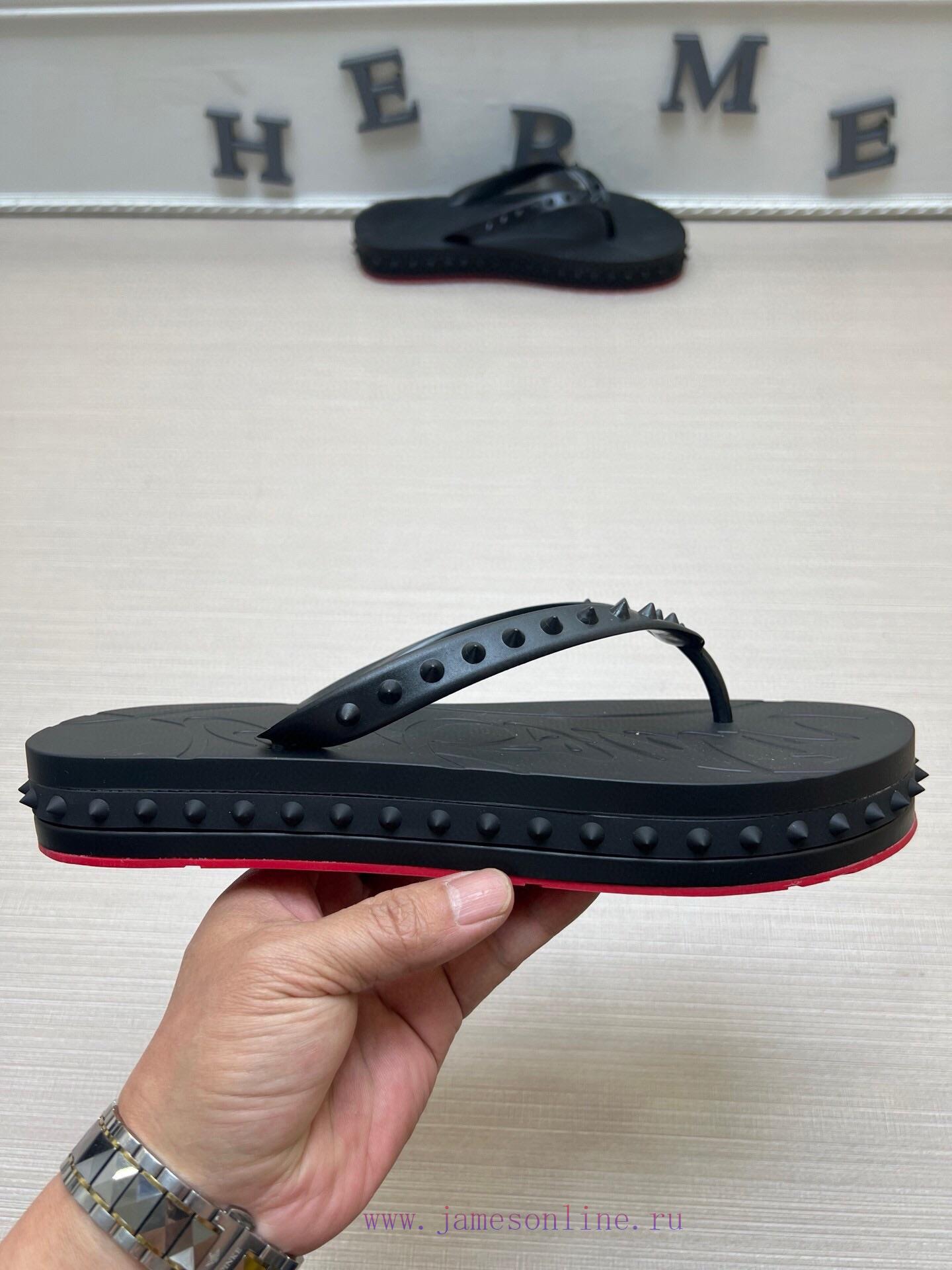 CL - Top Thick Bottom Slippers CL Large Bottom Four Layer Combination Handmade Synchronized Wit nl2dto2d - Image 6