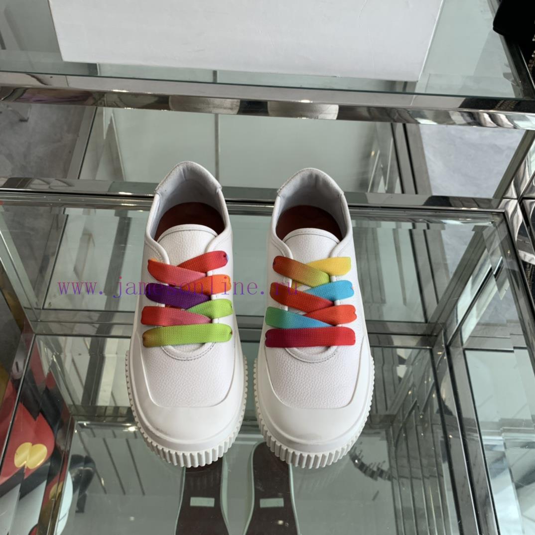 Loro Piana 2024s Early Spring New Casual Shoes White Shoes Little Fairy 🧚 ️ Wear A 20mm Raised ojfq7fk6 - Image 2