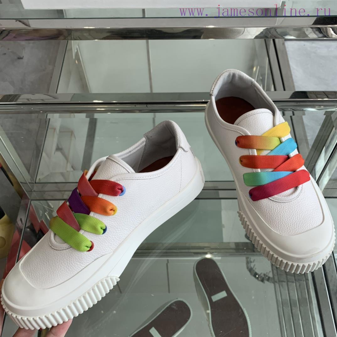 Loro Piana 2024s Early Spring New Casual Shoes White Shoes Little Fairy 🧚 ️ Wear A 20mm Raised ojfq7fk6 - Image 4