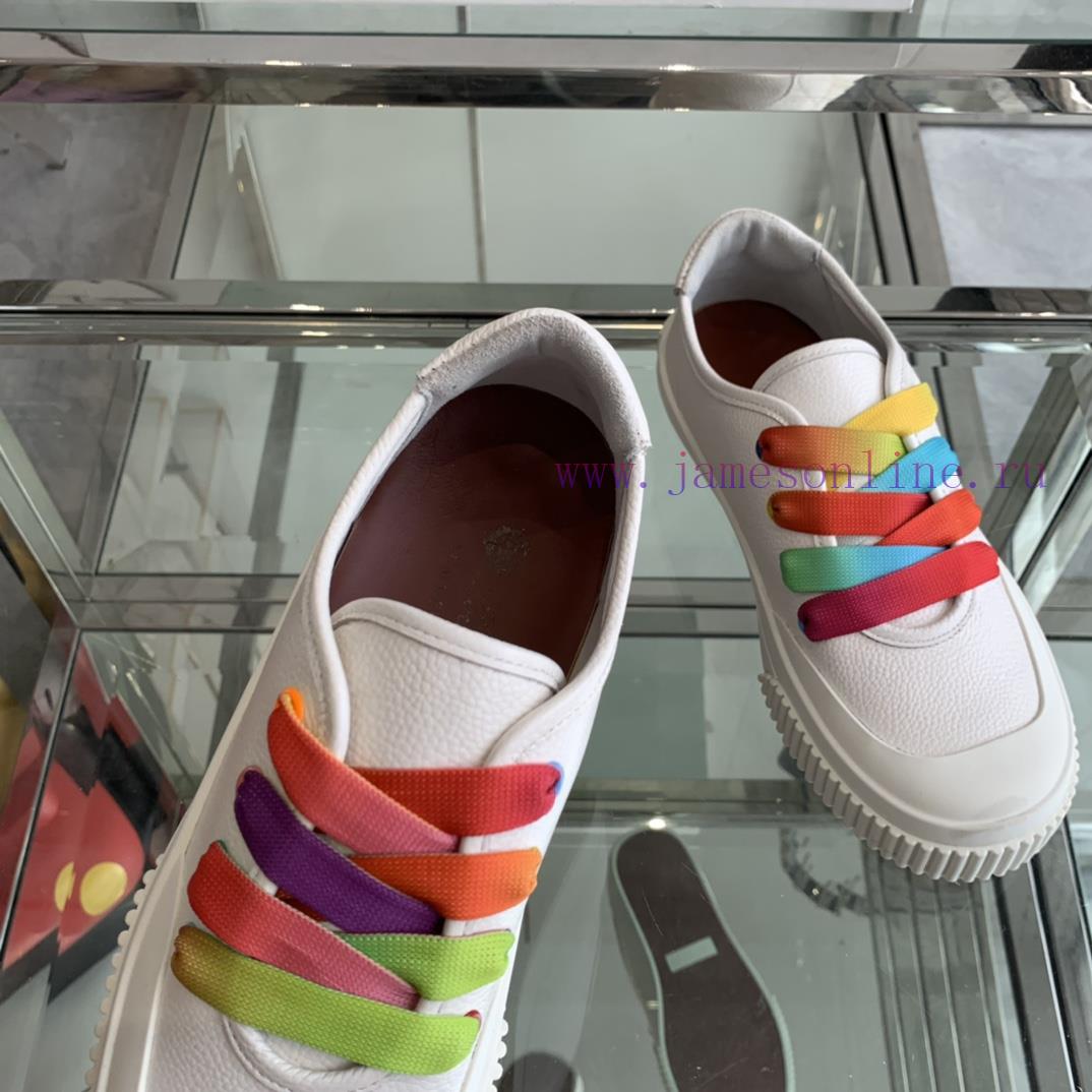 Loro Piana 2024s Early Spring New Casual Shoes White Shoes Little Fairy 🧚 ️ Wear A 20mm Raised ojfq7fk6 - Image 5