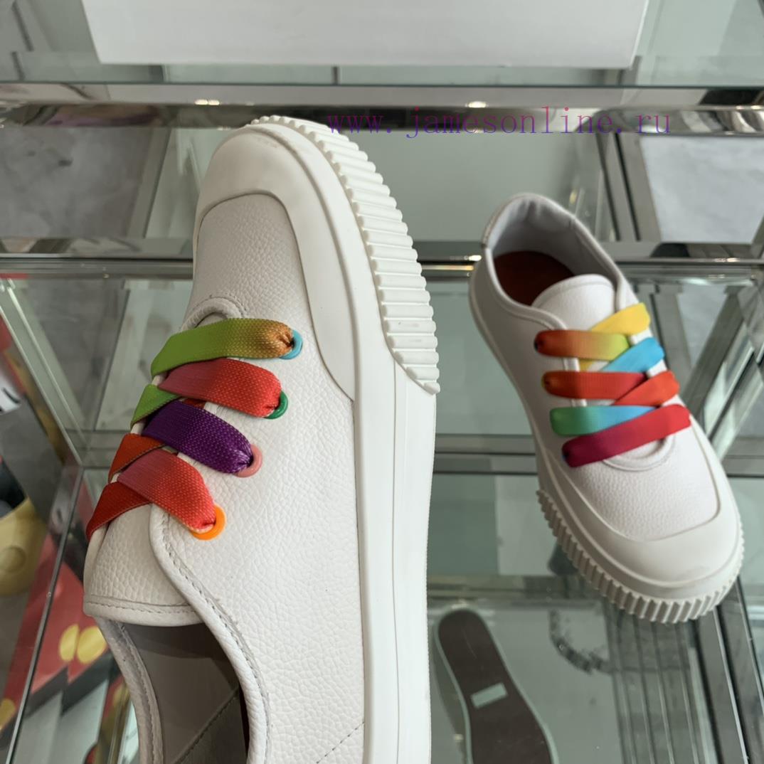 Loro Piana 2024s Early Spring New Casual Shoes White Shoes Little Fairy 🧚 ️ Wear A 20mm Raised ojfq7fk6 - Image 6