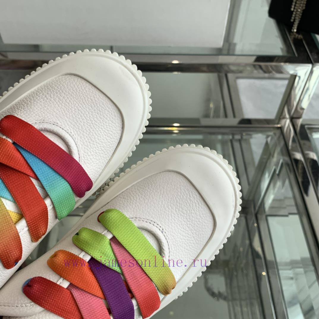 Loro Piana 2024s Early Spring New Casual Shoes White Shoes Little Fairy 🧚 ️ Wear A 20mm Raised ojfq7fk6 - Image 7