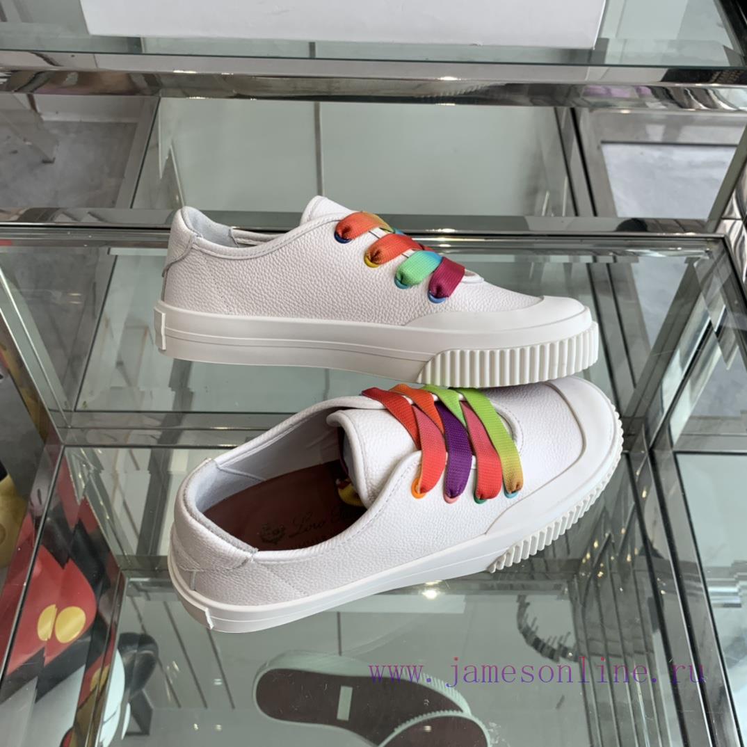 Loro Piana 2024s Early Spring New Casual Shoes White Shoes Little Fairy 🧚 ️ Wear A 20mm Raised ojfq7fk6 - Image 9