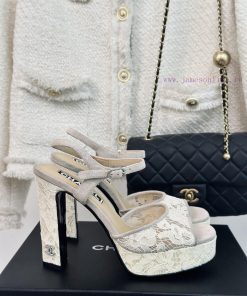 Chanel | Chanel 24P New Product ShowWaterproof Platform Double C High-heeled SandalsParis Fashi 96y0rvj2