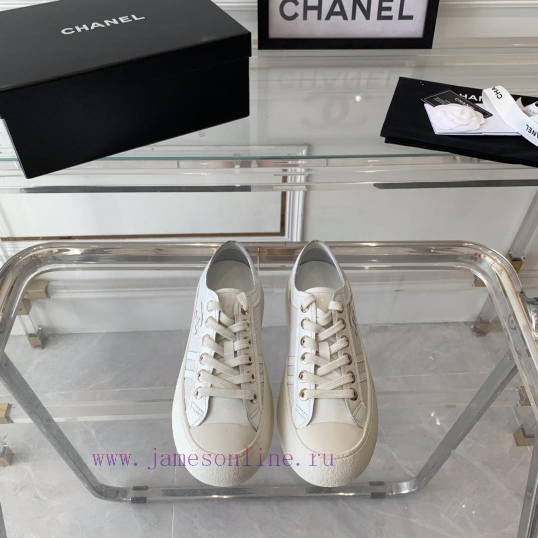 Chanel's New Height Increasing Casual Shoes Top Of The Line Original 11 Customized Exquisite Or u4ay5re2