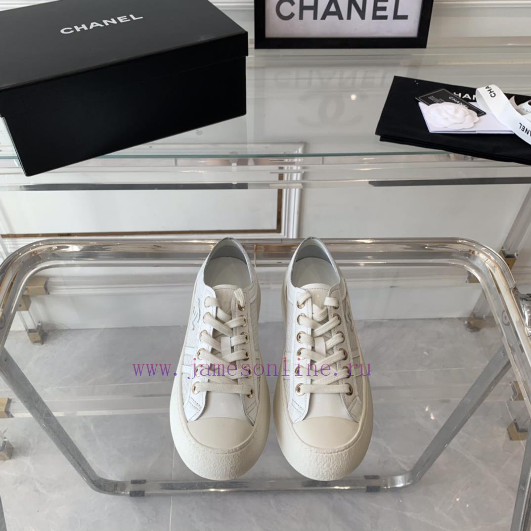 Chanel's New Height Increasing Casual Shoes Top Of The Line Original 11 Customized Exquisite Or u4ay5re2 - Image 2