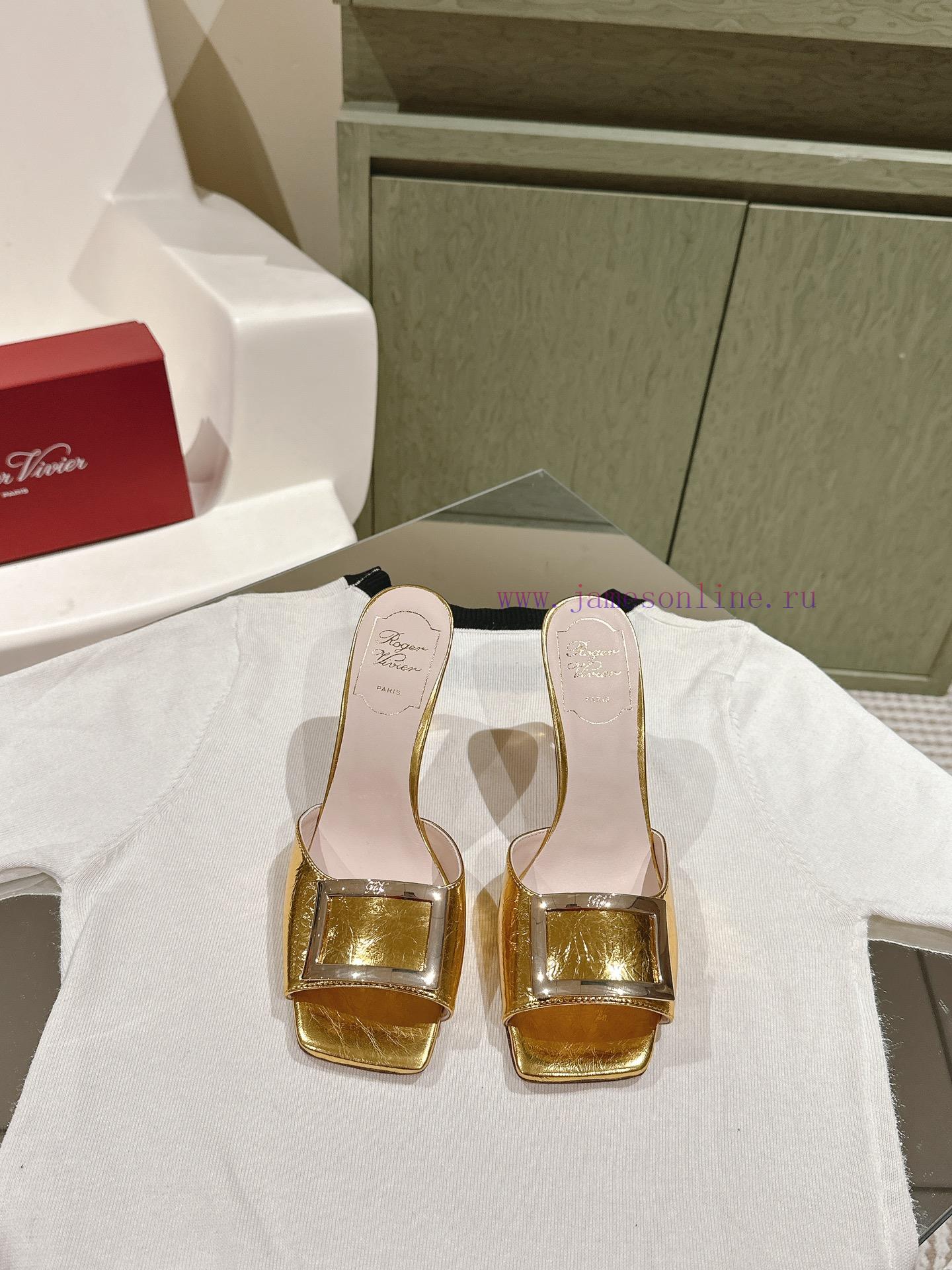 | ²⁰²4 𝐬𝐬 🤍🤎 Purchasing Level 𝑹𝒐𝒈𝒆𝒓𝑽𝒊𝒗𝒊𝒆 "New Buckle High Heels Series Launched 〰◽ Original Cu 2taiu6ni