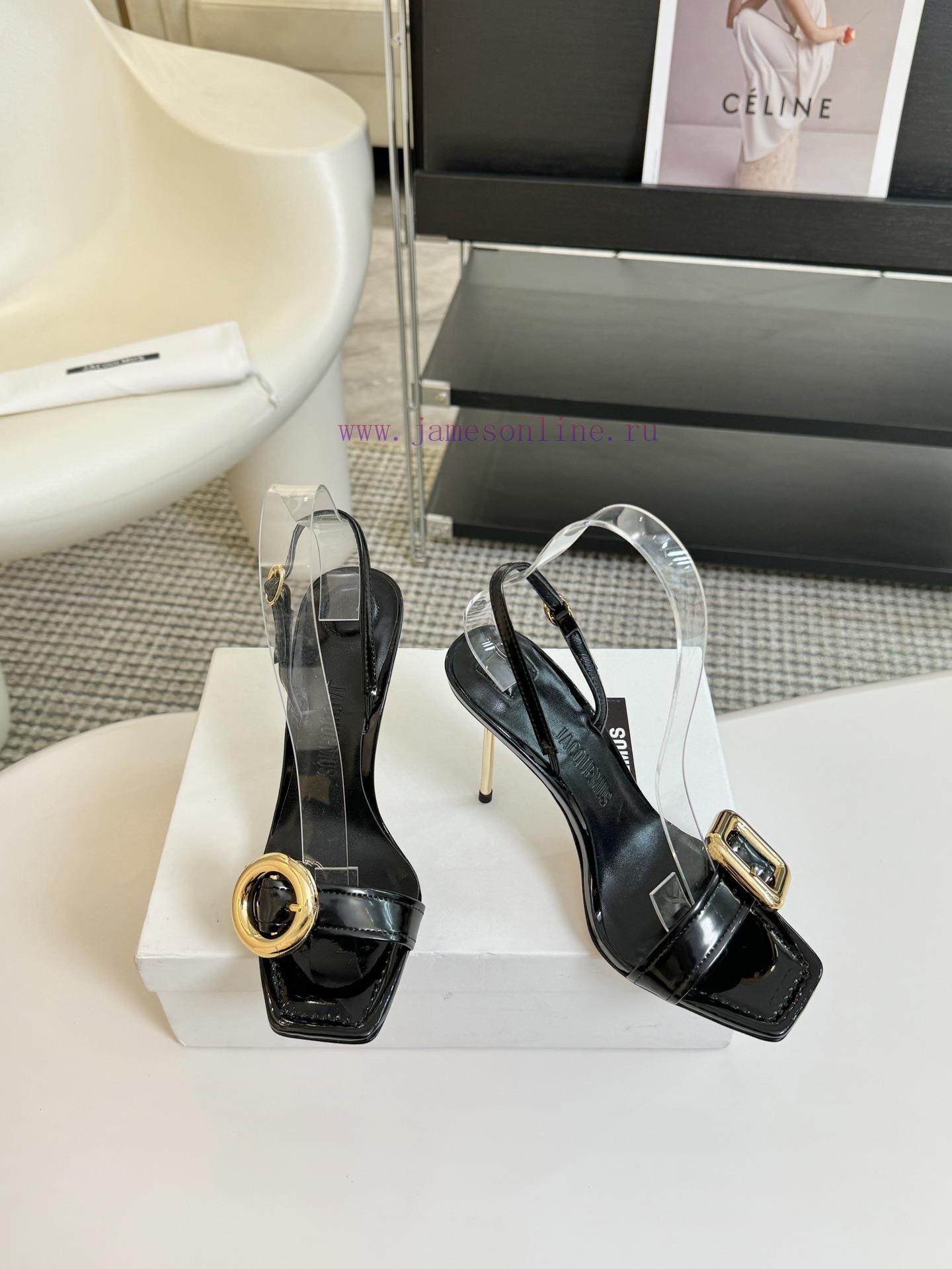 JACQUEMUS Designer BrandSND Simple Square Head Women's High HeelsBow Decoration Square Head Log 1ky5sy8m - Image 3