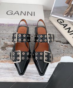 GANNI2024 New Moeller Shoes Welcome To Summer Ganni This Bump Free Sandal Is Really Too Poignan mkv5s2qo
