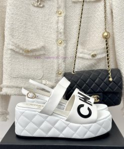 Chanel | Chanel 24c New ProductLingge Thick Soled Sponge Cake Letter SandalsA Must-have Cool Mo ahz9hysf