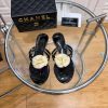 New Products Synchronized On The Official Website Of The Yuan Dynasty: CHANEL Beach Slippers Ch bv8f1vf3
