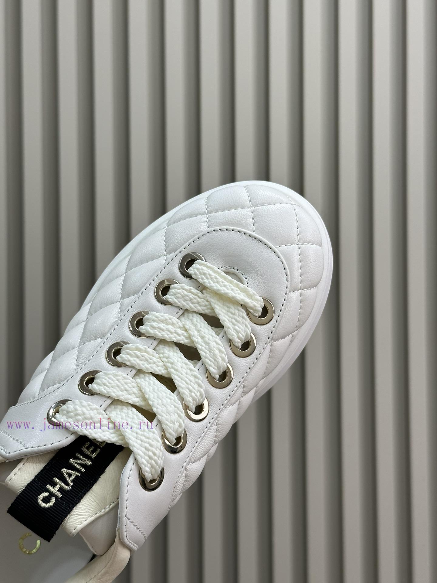 Top Qualitychane…l Ss24 New Arrival~Chanel 24 Spring/summer Diamond Grid Thick Soled ShoesIt Lo 8xkdt49p - Image 7