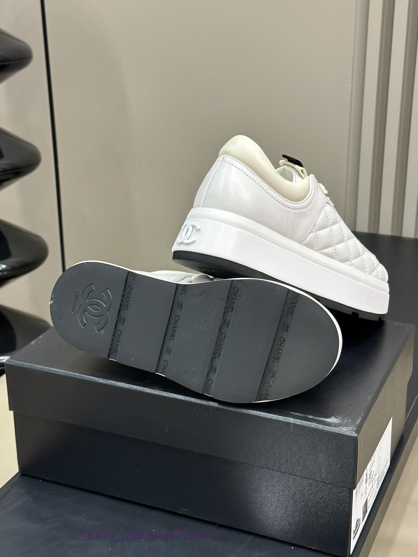 Top Qualitychane…l Ss24 New Arrival~Chanel 24 Spring/summer Diamond Grid Thick Soled ShoesIt Lo 8xkdt49p - Image 9