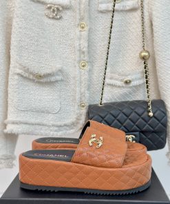 Chanel | Chanel 24c New Product Double CLingge Thick Soled Sponge Cake SlippersA Must-have Cool 1n6p54ri