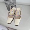 Top Quality◾ ️𝐉𝐢 * 𝐦𝐲𝐜𝐡𝐨𝐨 24 ｜ One Diamond With Small Square Toe Mary Jane SandalsMaterial And 7zffa52u