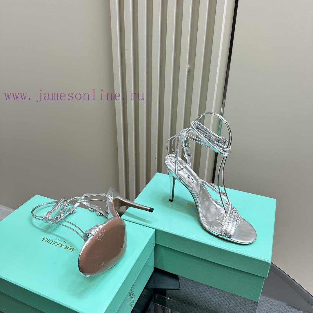 The MostAQUAZURA Big Pineapple Water Diamond Decorative High Heels2024 Summer Water Diamond Dec di5m9o9g - Image 5