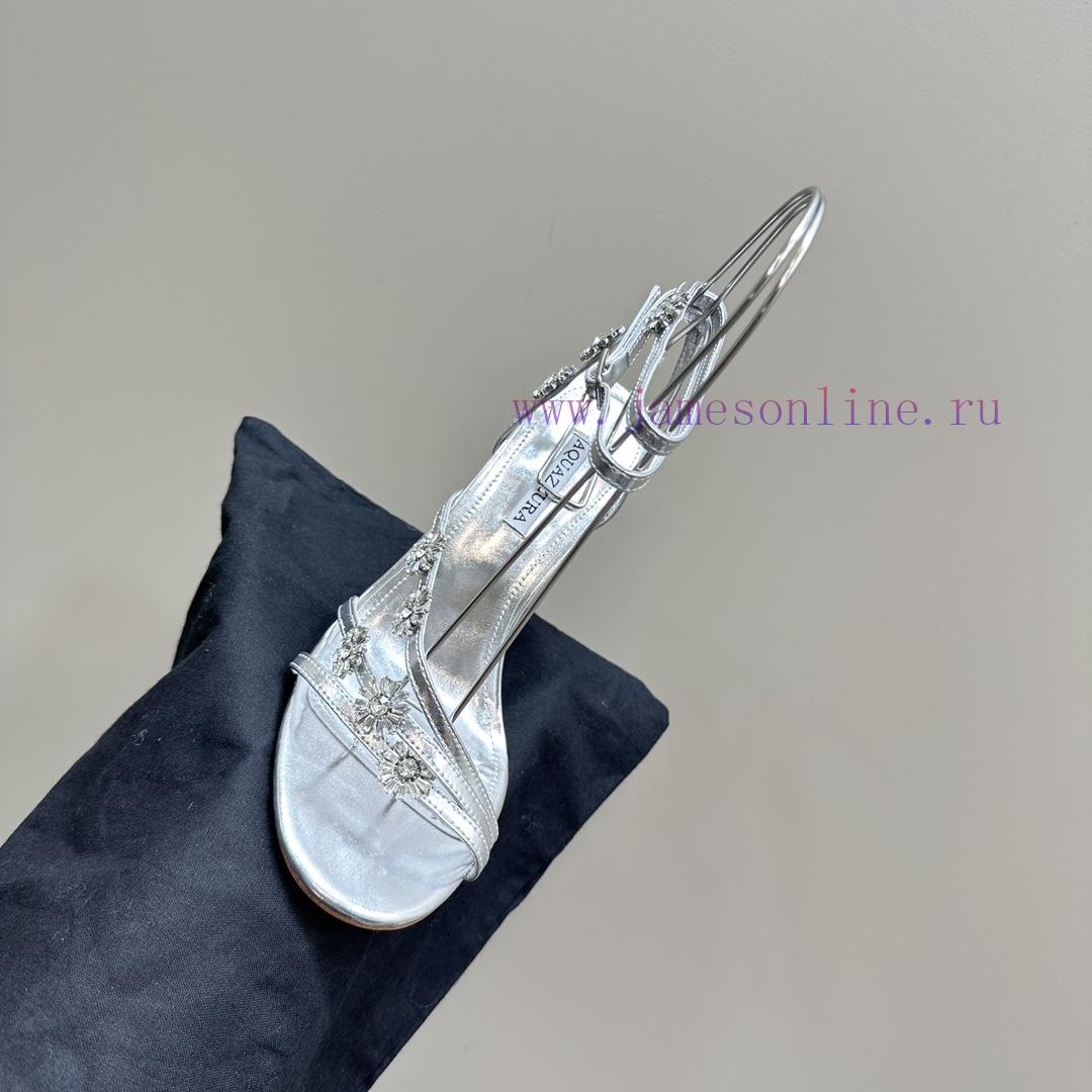 The MostAQUAZURA Big Pineapple Water Diamond Decorative High Heels2024 Summer Water Diamond Dec di5m9o9g - Image 9