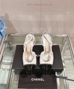 -Purchasing Level24Ss New Chanel High-heeled Back Empty SandalsSling Back Was Introduced In 195 cayv4abk