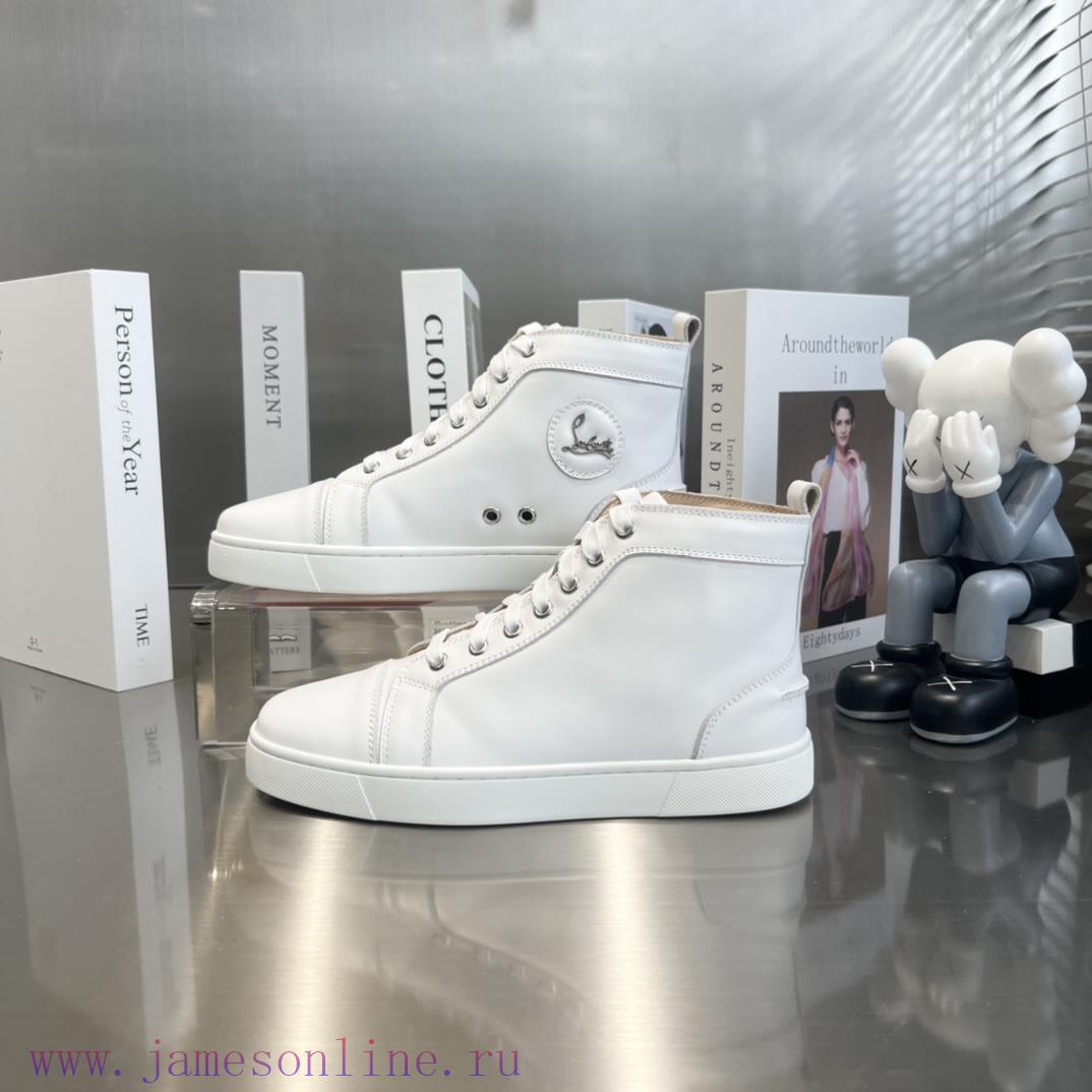 ╔ High Gloss White Cowhide Version ╗️Top Level Customized Version𝑪𝒉𝒓𝒊𝒔𝒕𝒊𝒂𝒏 𝑳𝒐𝒖𝒃𝒐𝒖𝒕𝒊𝒏Whether It' kv3n2a1u - Image 4