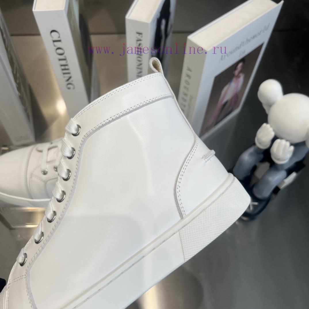 ╔ High Gloss White Cowhide Version ╗️Top Level Customized Version𝑪𝒉𝒓𝒊𝒔𝒕𝒊𝒂𝒏 𝑳𝒐𝒖𝒃𝒐𝒖𝒕𝒊𝒏Whether It' kv3n2a1u - Image 8
