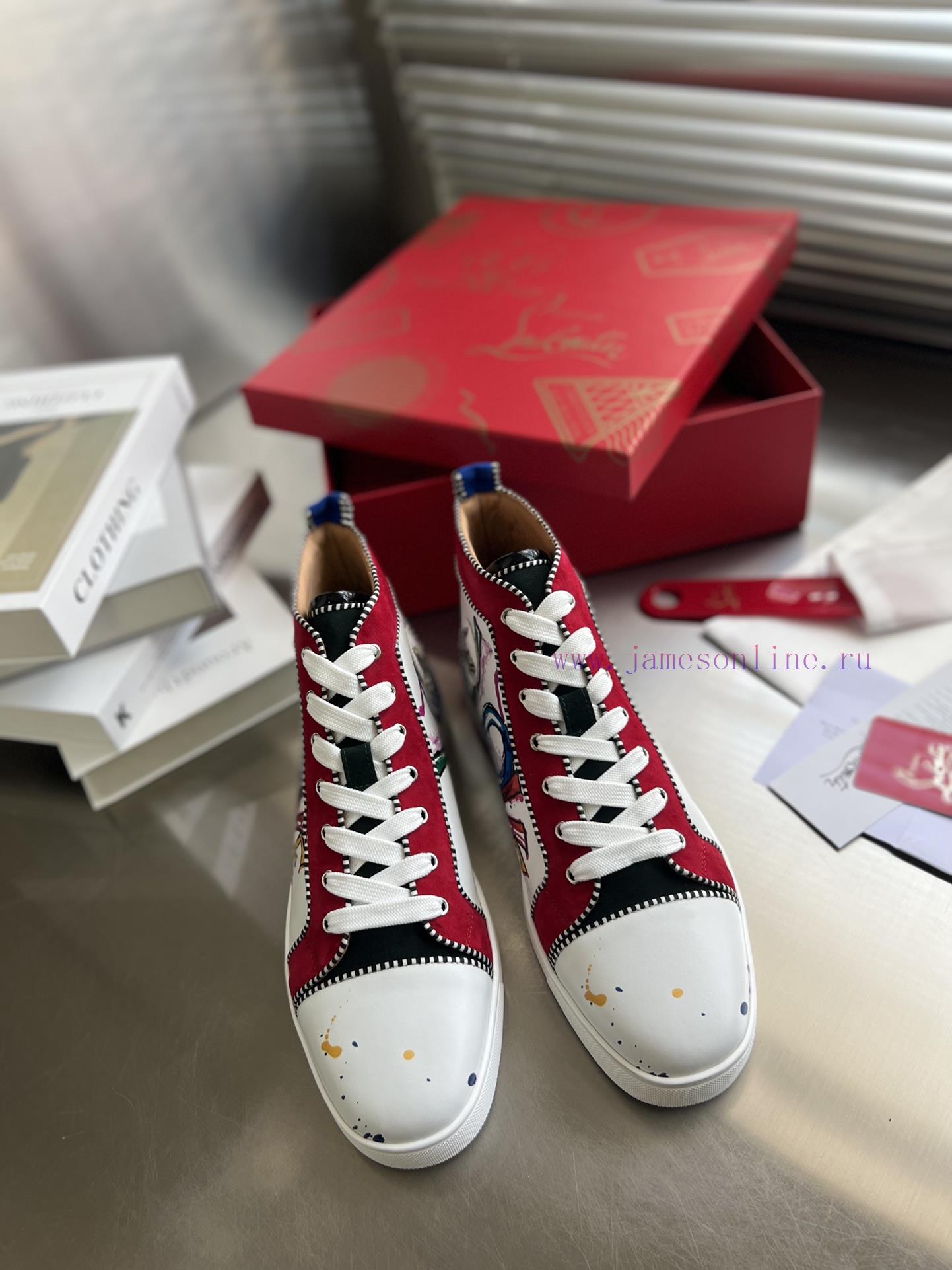╔ High Top Printed Love Light Version ╗️Top Level Customized Version𝑪𝒉𝒓𝒊𝒔𝒕𝒊𝒂𝒏 𝑳𝒐𝒖𝒃𝒐𝒖𝒕𝒊𝒏Whether xroqanj1 - Image 2